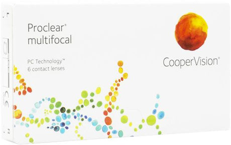 Proclear Multifocal contact lens packaging 6 pack