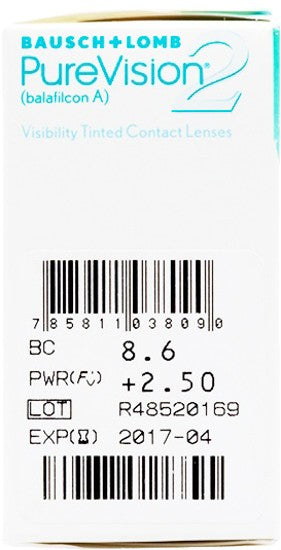 PureVision 2 Contact Lenses 6 Pack monthly contact lenses