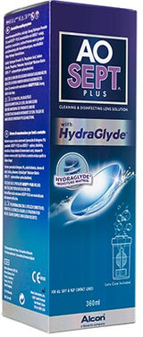 Aosept Plus HydraGlyde Hydrogen Peroxide System 360ml