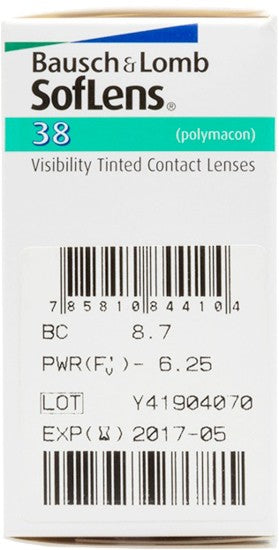 SofLens 38 Contact Lenses 6 Pack monthly contact lenses