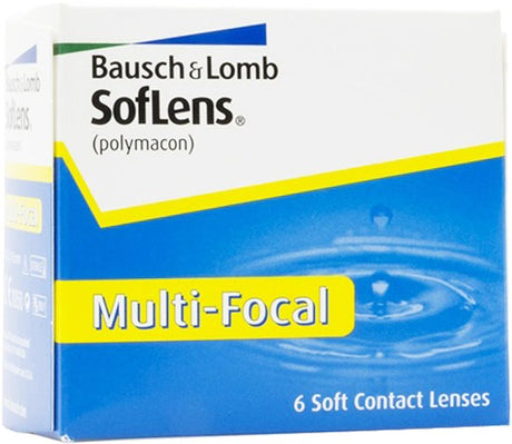 SofLens Multifocal 6 Pack Bausch and Lomb contact lens box
